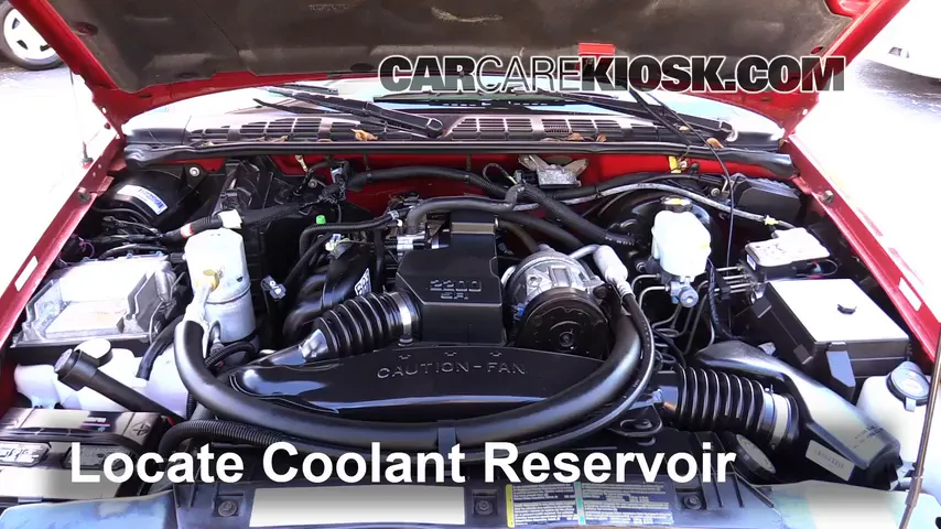 2003 Chevrolet S10 2.2L 4 Cyl. Standard Cab Pickup (2 Door) Coolant (Antifreeze) Flush Coolant